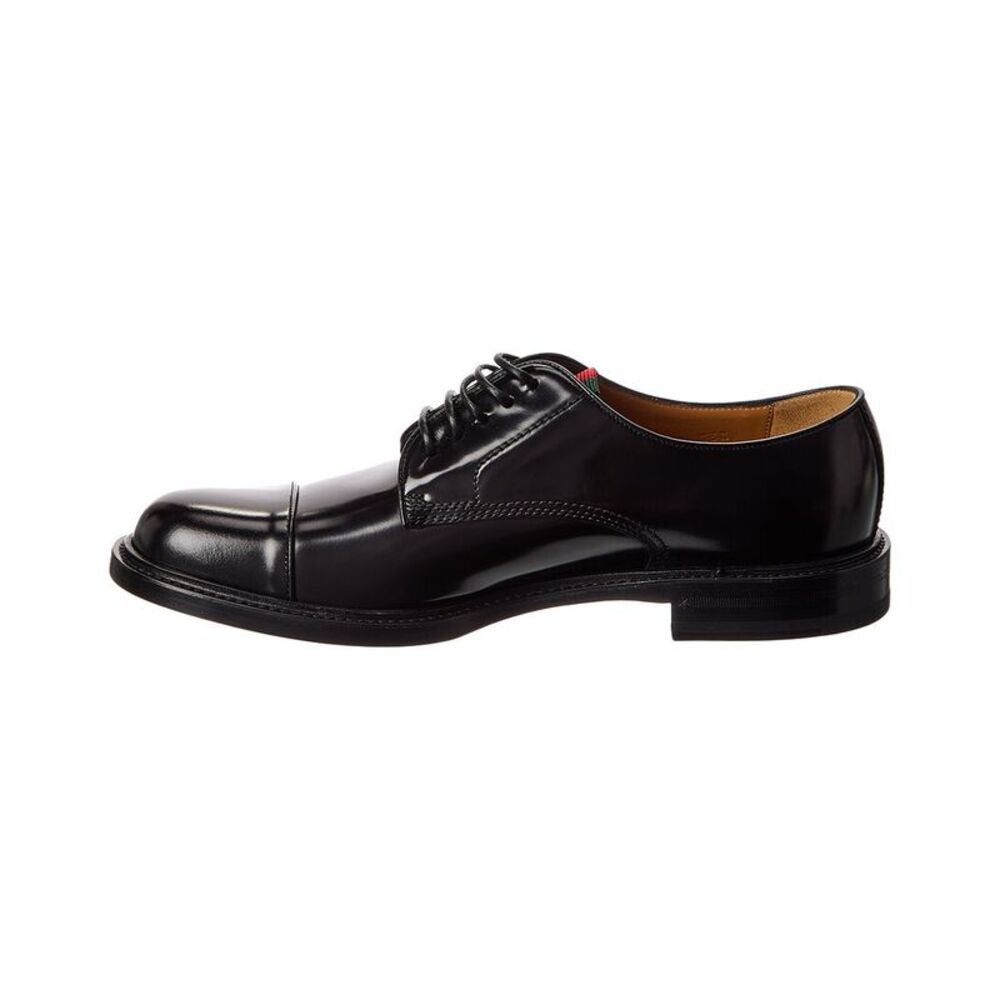 Gucci Leather Oxford, Black - Picture 2 of 5